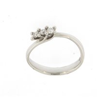 Anello Soranzo Gioielli Donna Trilogy in Oro bianco Diamante NP10092552-14 - NP10092552-14